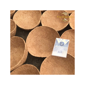 Prix compétitif, durable, léger, biodégradable, respectueux de l'environnement, doublures pour pots de fleurs en fibre de coco, jardinière extérieure, minimaliste - Product Image 2