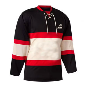 Créez votre propre maillot de hockey sur glace personnalisé avec le nom de votre équipe, séchage rapide, respirant, antibactérien, léger, couleur unie, 100% - Product Image 4
