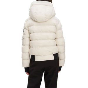 Vestes bomber matelassées réversibles imperméables pour femmes avec logo personnalisé en gros, nouvelle collection hiver, manches longues, coupe-vent, nylon de qualité supérieure - Product Image 6