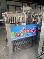 Machine à glaces automatique en acier inoxydable de grande capacité pour restaurant, avec roues