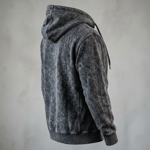Compre Sudaderas con Capucha OEM ODM con Lavado Ácido para Hombre, Sudaderas Personalizadas Estilo Vintage, Sudaderas Básicas 100% Algodón, Sudaderas con Capucha de Mezcla de Algodón - Product Image 4