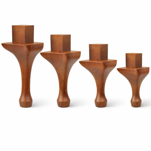 Wholesale Solid Wood Bun Feet Replacement Furniture <b>Legs</b> Sturdy Wooden Feet for Sofa Couch <b>Chair</b> Cabinet Table Decor - Product Image 2