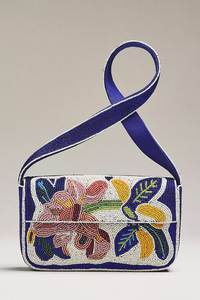 Sac à bandoulière fait main en perles avec fermeture éclair motif léopard pour femme, brodé vintage avec 3 pièces - Product Image 3