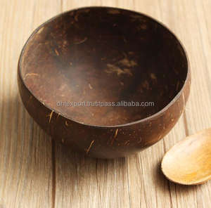 Meilleure vente durable DHT fabriqué à la main de haute qualité bol en coquille de noix de coco personnalisé nouveau cadeau ensembles de vaisselle faits à la main du Vietnam - Product Image 6