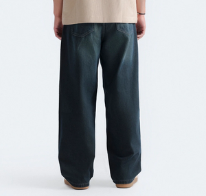 Men's Women's Light Multiple Color Loose Fit <b>Denim</b> Jeans Casual Washed Wide Leg Style Summer Wear <b>Denim</b> <b>Jacket</b> Pant Baggy Styles - Product Image 3