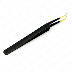 Custom Eyelash Extension Tweezers Black Handle Gold Tip Stainless Steel Volume <b>Lash</b> Precision Tool <b>Kit</b> With Wholesale Price - Product Image 6
