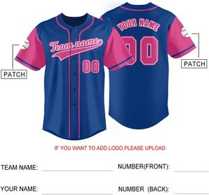 Maillot de baseball 100 % polyester pour homme et jeune, maillots de softball personnalisés, uniformes unisexes, t-shirt imprimé numérique à boutons style hip-hop - Product Image 4