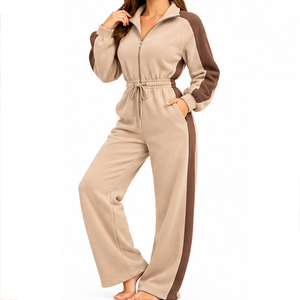 Combinaison en polaire pour femmes EAZWEARS, vêtements d'hiver décontractés, exportateur en gros avec options de marquage personnalisé, production de qualité, OEM - Product Image 3