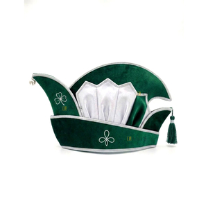 Casquette de carnaval traditionnelle de qualité supérieure avec pompon, broderie machine, casquette de carnaval fantaisie - Product Image 2