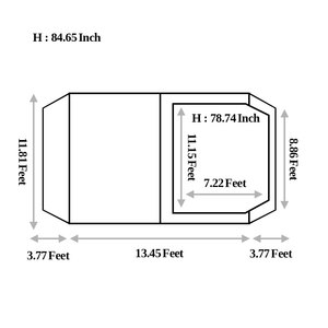 Camping <b>tent</b> extended type easy setup 4-5 person Camptown OBERON Duralumin <b>pole</b> camping <b>tent</b> black coated large space 4 seasons - Product Image 3
