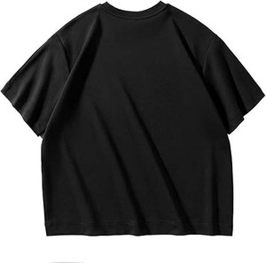 เสื้อยืดผ้าคอตตอนฟอกทรงสี่เหลี่ยมลายกรดสำหรับผู้ชายใส่ได้ทั้งชายและหญิงเสื้อยืดเปล่าไซส์ใหญ่พิเศษพิมพ์ลายแบบเรียบ - Product Image 6