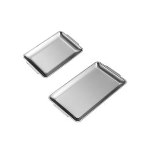 Plateau de service attrayant en acier inoxydable pour servir des plats indiens, des desserts, des apéritifs, des collations et des rafraîchissements dans les restaurants - Product Image 1