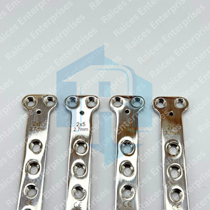 RAICES ENTERPRISES Placa de Bloqueo Ortopédica de 2.7mm, 2x5 Orificios, Acero Inoxidable, Certificación CE Clase II, Certificación ISO 13485, Veterinaria - Product Image 5