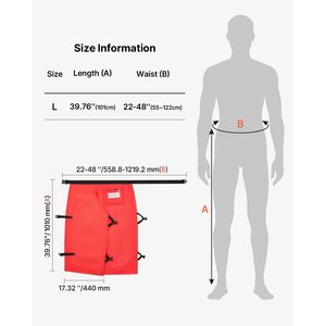 Pantaloni Protettivi Stile Grembiule per Motosega da Uomo/Donna, Classe C, 8 Strati, con Cintura Regolabile, Tasca Porta Attrezzi, Guanti da Giardino e Protezioni - Product Image 5