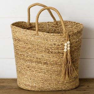 Eco-Friendly Handwoven Water Hyacinth Bag Summer Beach <b>Purse</b> Made in Vietnam - Product Image 6