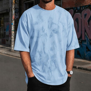 Oversized <b>Tshirt</b> for Men Tie Dye Hipster T Shirts Fashion Baggy Gym Shirts Short Sleeve Unisex Designer Tees Shirt - Product Image 2