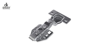 Premium forged metal hydraulic iron hinge durable two way clip on secure <b>fitting</b> modern cabinet furniture hardware design - Product Image 4