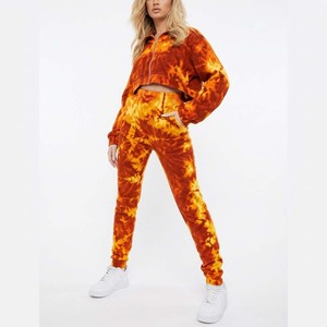 Women's Relaxed Tracksuit Oversized <b>Jacket</b> <b>Straight</b> Pants Casual Streetwear Two Piece Set - Product Image 6