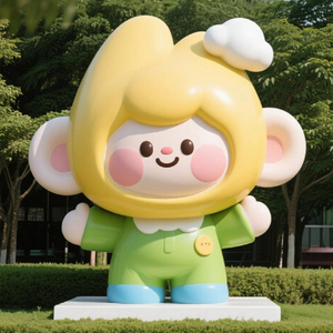 Nhà máy bán hàng trực tiếp của thời trang tùy chỉnh sợi thủy tinh phim hoạt hình tác phẩm điêu khắc và sợi thủy tinh 3D in ấn. - Product Image 3