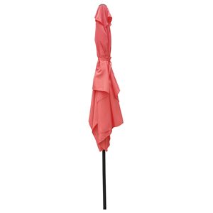 Ombrellone da Esterno Impermeabile 6x9 piedi con Manovella e Pulsante di Inclinazione per Giardino, Cortile, Piscina e Nuoto - Product Image 2