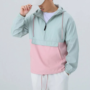 Men Waterproof Lightweight Hooded <b>Windbreaker</b> Jacket Fishing Hiking Breathable <b>Windbreaker</b> - Product Image 1