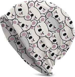 Bonnets d'hiver en laine tricotée unie personnalisés OEM ODM pour hommes – Bonnets pliables tendance à prix abordable - Product Image 4