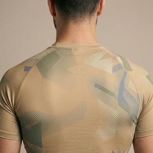 Custom Half Sleeve Compression Shirt for Men Sports Training Gym Workout Quick Dry Athletic Performance Top - Product Image 4