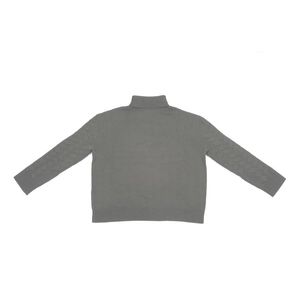 ODM OEM Pull pour femmes sur mesure Col rond Logo avant Manches longues amples Pull anti-rides en laine/cachemire d'automne - Product Image 1