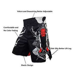Shorts de boxe MMA professionnels de haute qualité, respirants, extensibles, légers, unisexes, imprimés sur mesure, couleurs personnalisées, logo, séchage rapide - Product Image 5