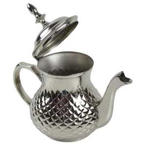 Bouilloire sifflante en acier inoxydable poli, écologique, durable, à double paroi, de qualité alimentaire, design moderne et minimaliste, pour service de mariage - Product Image 4