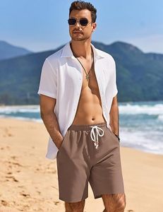 Pantalones Cortos Chino Premium para Hombre, Ropa Casual de Verano, Pantalones Cortos Chino Elásticos para Hombre, Estilo Casual Elegante, Logotipo Personalizado, Pantalones Cortos de Golf para Hombre - Product Image 3