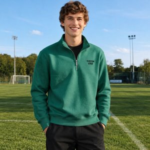 Sudadera Ligera Personalizada para Hombre con Cierre de Cremallera, Blanca, Cómoda, de Manga Larga, para Uso Diario y Deportivo, Fabricante - Product Image 4