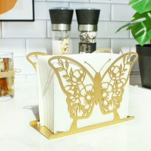 Nuevo Soporte de Papel Tisú de Latón, Organizador Decorativo, Moderno Soporte Geométrico de Latón para Caja de Papel Tisú - Product Image 5