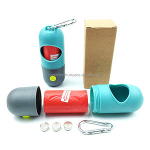 Customized <b>Plastic</b> Dog Poop <b>Bag</b> Holder <b>Dispenser</b> with Printed Design Durable & Eco-Friendly Reusable - Product Image 1