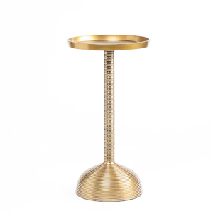 โต๊ะข้างอะลูมิเนียมเคลือบทอง - Product Image 1