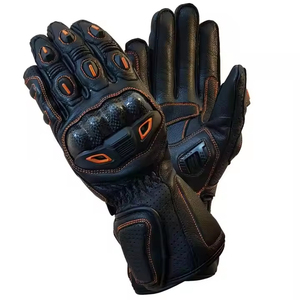 Gants de moto intégraux en cuir véritable pour homme, pour une protection optimale. - Product Image 6