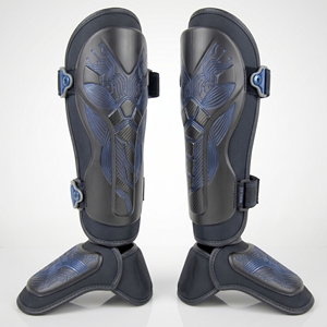 Protège-tibias réglables en néoprène avec fermeture auto-agrippante pour la boxe, équipement de protection, protège-tibias standard unisexe pour adultes - Product Image 4