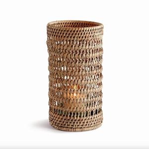 Handweave natural rattan <b>candle</b> holder lanterns excellent quality decorative light lantern - Product Image 1
