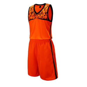 Conjuntos de Uniformes de Baloncesto Unisex de Alta Calidad sin Mangas con Cuello en V, Diseño Sublimado Personalizado, Transpirable, Tallas Grandes, Estampado 100% Puro - Product Image 1