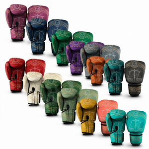 Équipement de haute performance pour l'extérieur, gants de boxe sportifs tendance et élégants en cuir PU, gants de boxe respirants pour l'entraînement - Product Image 1