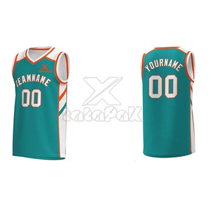 Uniformes de basket-ball réversibles personnalisés, respirants, à séchage rapide, en tissu mesh polyester pour les entraînements et les matchs officiels d'équipe - Product Image 5