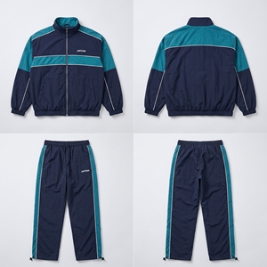 Custom Adult Windbreaker Tracksuit Set Hooded <b>Nylon</b> Jogger <b>Pants</b> Wholesale - Product Image 5