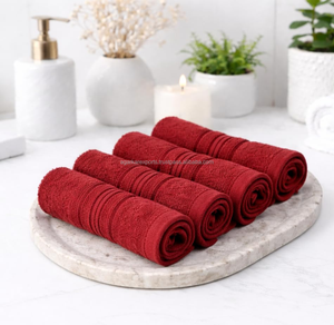 Serviettes de toilette en coton 400 GSM pour spa, en gros |   Qualité hôtelière et professionnelle |   Ultra absorbant |   OEM Marque Privée USA UK - Product Image 5