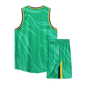Ensemble de tenue de basket-ball de qualité supérieure, ajustement élastique, prix d'usine en gros, kit d'équipe personnalisé, uniforme de basket-ball - Product Image 2