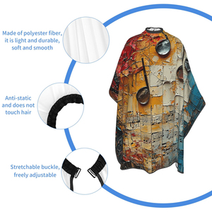 Cape de Barbier pour Enfants Motif Unique Tissu Imperméable Haute Qualité Fournisseur ODM en Gros 2026 - Product Image 5