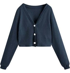 Suéter Transpirable con Cuello en V y Detalles de Flecos Estilo Vaquero para Mujer, Top de Punto de Gamuza con Diseño de Borlas, Jersey de Moda - Product Image 5