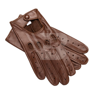 Mitaines de conduite thermiques en cuir respirant pour hommes, nouvelle collection printemps-été 2026, compatibles écran tactile, non doublées, du Pakistan, pour les voyages hivernaux - Product Image 2