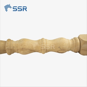 Barandillas de Madera de Caucho Natural SSR, Balaustres y Pasamanos para Aplicaciones Arquitectónicas de Seguridad y Diseño - Product Image 2