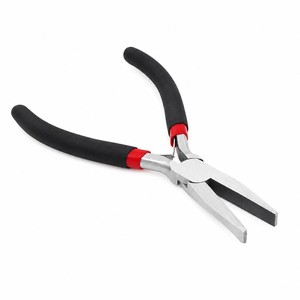 Flat <b>Nose</b> Pliers Smooth Jaws Jewelry Making Wire Bending Forming Tool ZetomedPro - Product Image 2