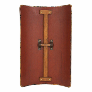 ชุดเกราะอกทรงกลมแบบโรมันยุคกลาง ทำด้วยมือ พร้อมหัวเหล็กทองเหลือง ดีไซน์รูปนกอินทรีโค้งมน ทำจากเหล็กอ่อน สำหรับการจำลองการต่อสู้ การแสดงทางประวัติศาสตร์ - Product Image 2